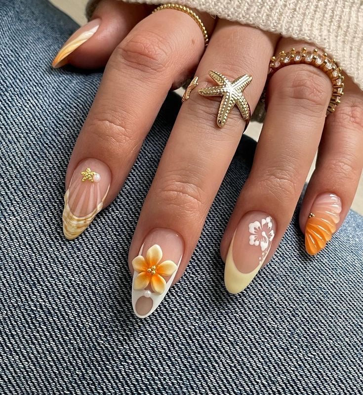 Yellow french with 3-d