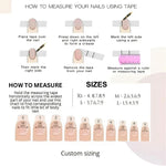 Pink chrome summer nails