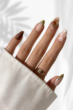 earthy tones - Handmade Press Ons