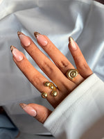 Pink cateye with chrome tips