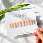 Classic nude ombre - Handmade Press Ons