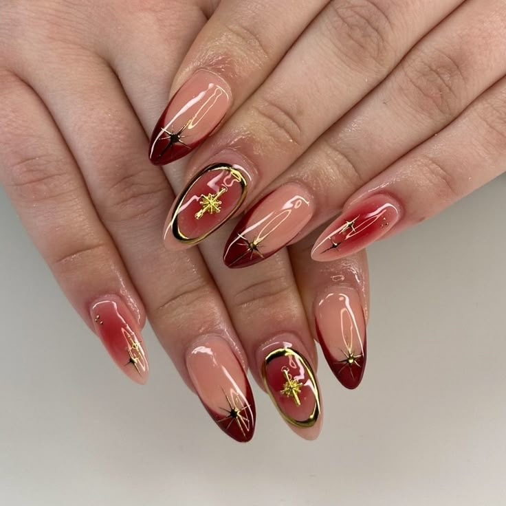 Maroon-aura set