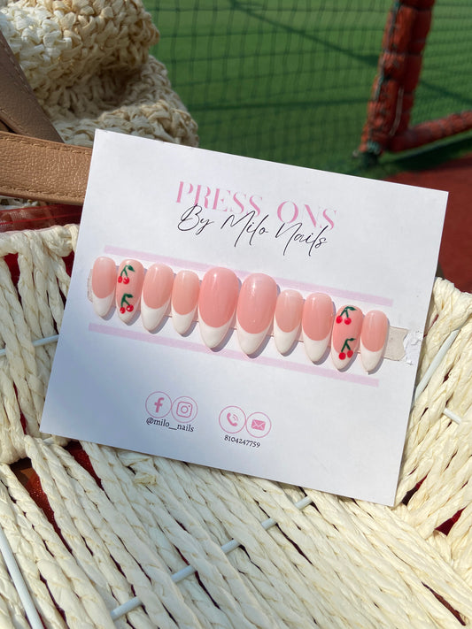 Classic frenchies with cherries