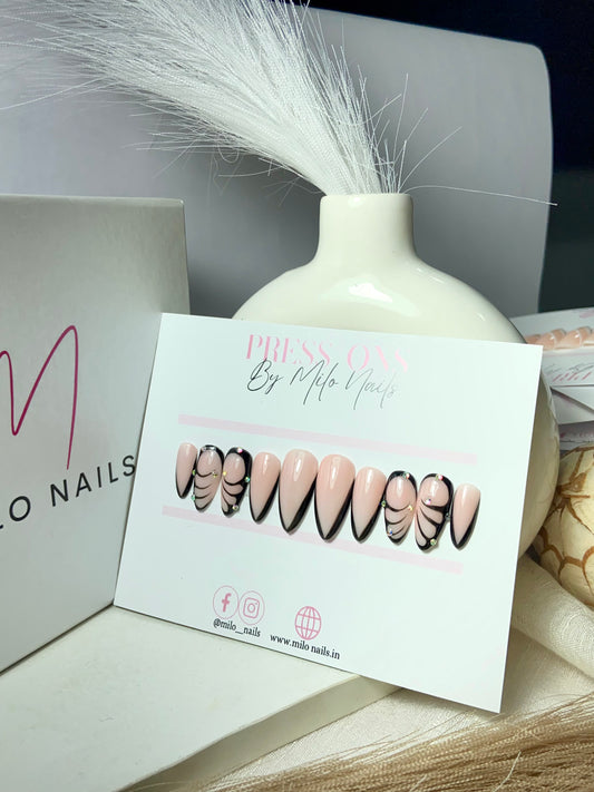 Butterfly nails with tips