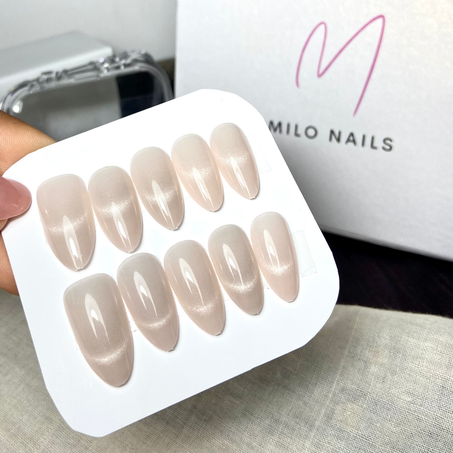 Basic Cat eye nails(24 pcs)