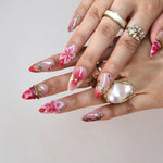 Dahlia Dream- Handmade Press Ons