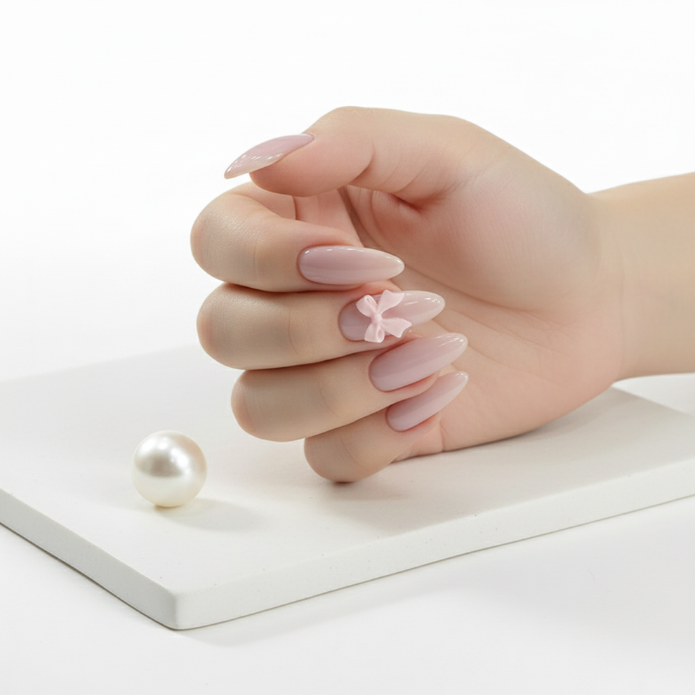 ballet pink nails