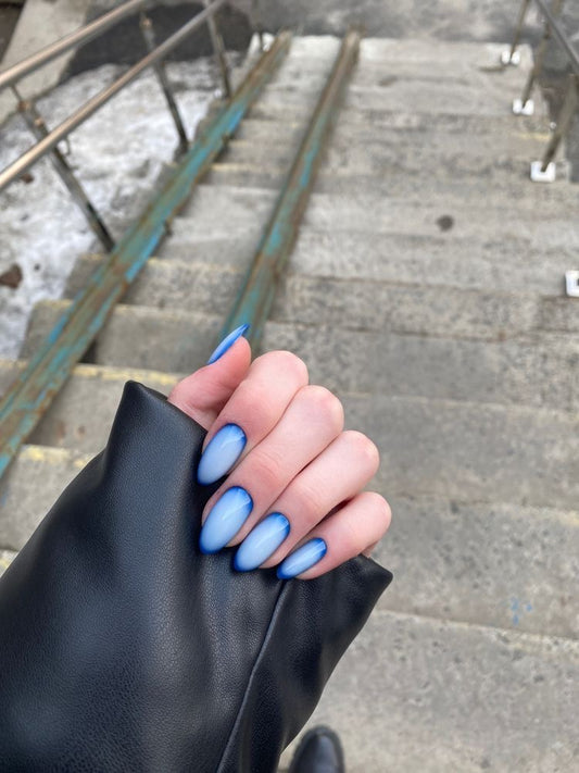 Blue russain ombre