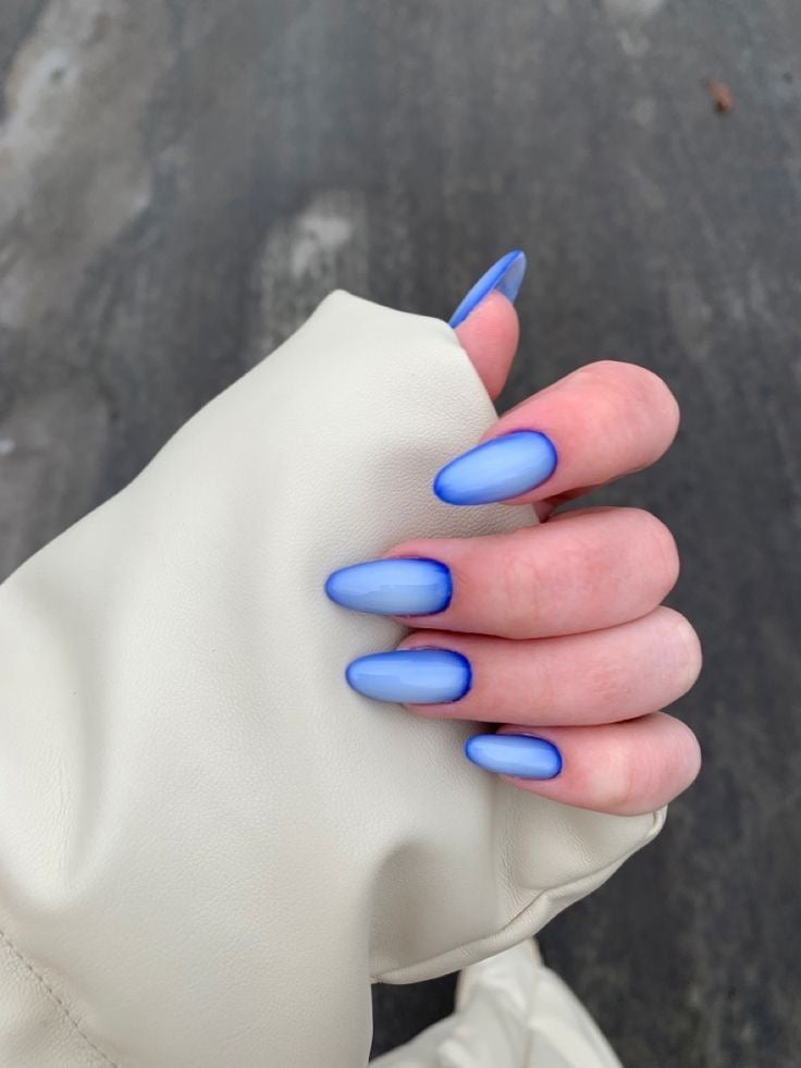 Blue russain ombre
