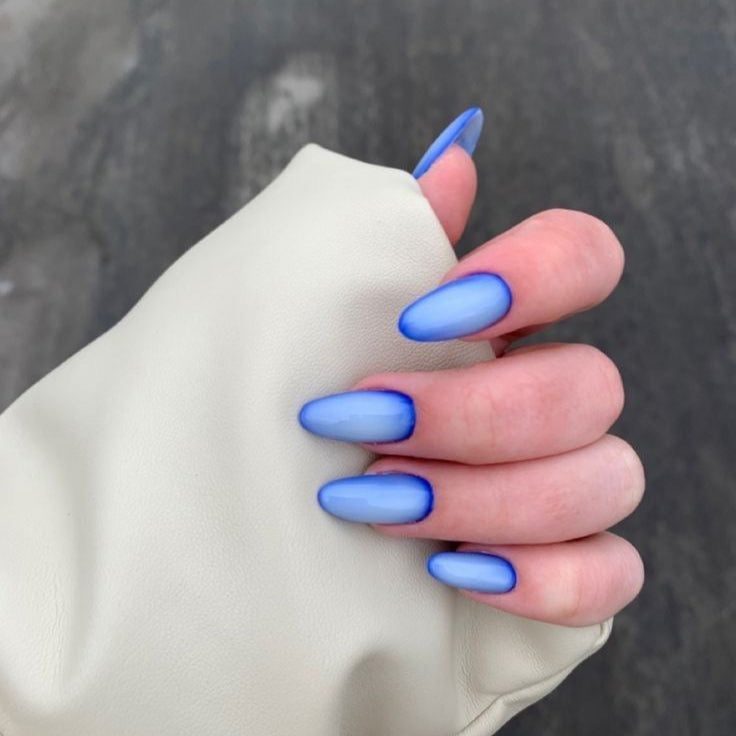 Blue russain ombre