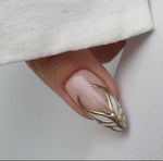 Golden metallic butterfly