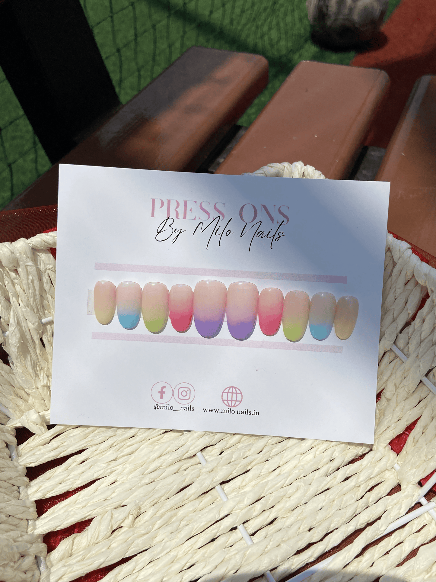 Multicolour ombre