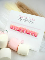 Pink swirls