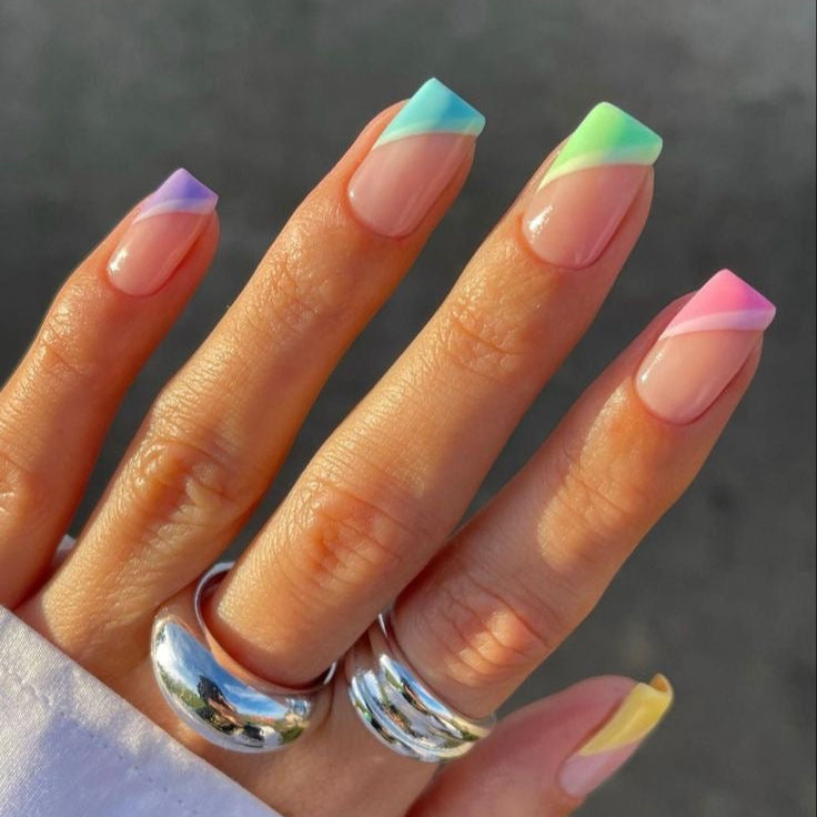 Double multi-colour tips