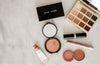 Aesthetic flatlay reusable beauty products