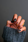 3D nail art aesthetic colourful