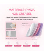 Pink chrome summer nails