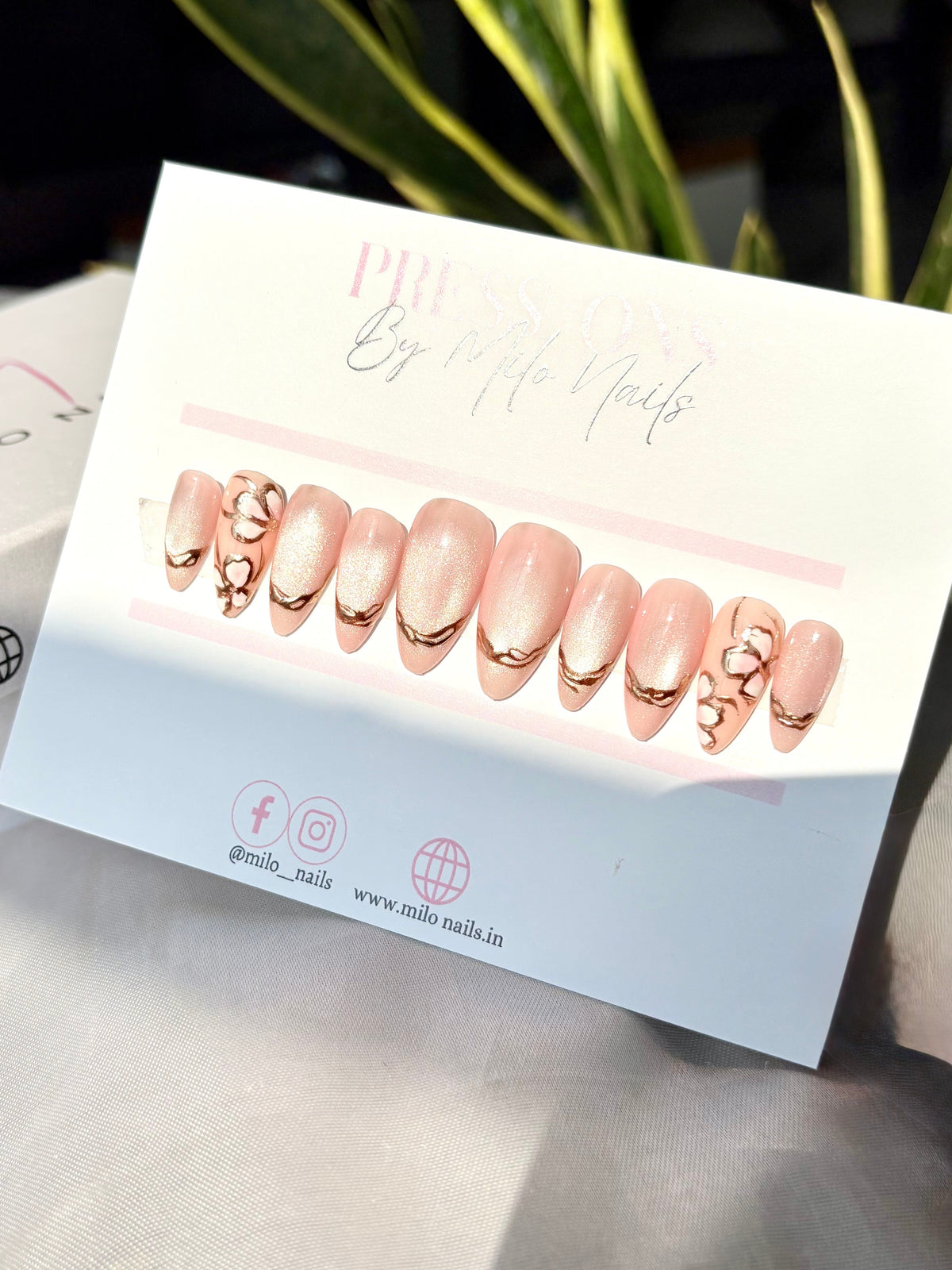 Pink cat eye with chrome