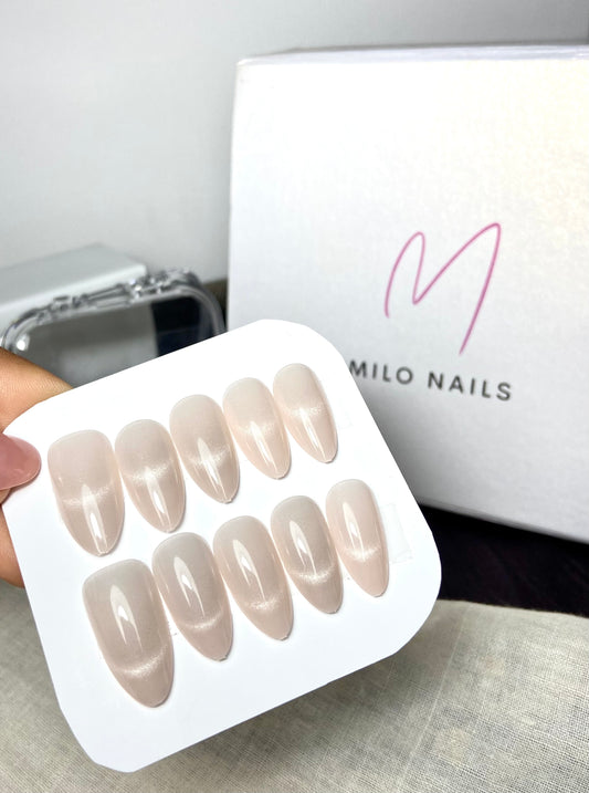 Chrome nails nails (24 pcs)