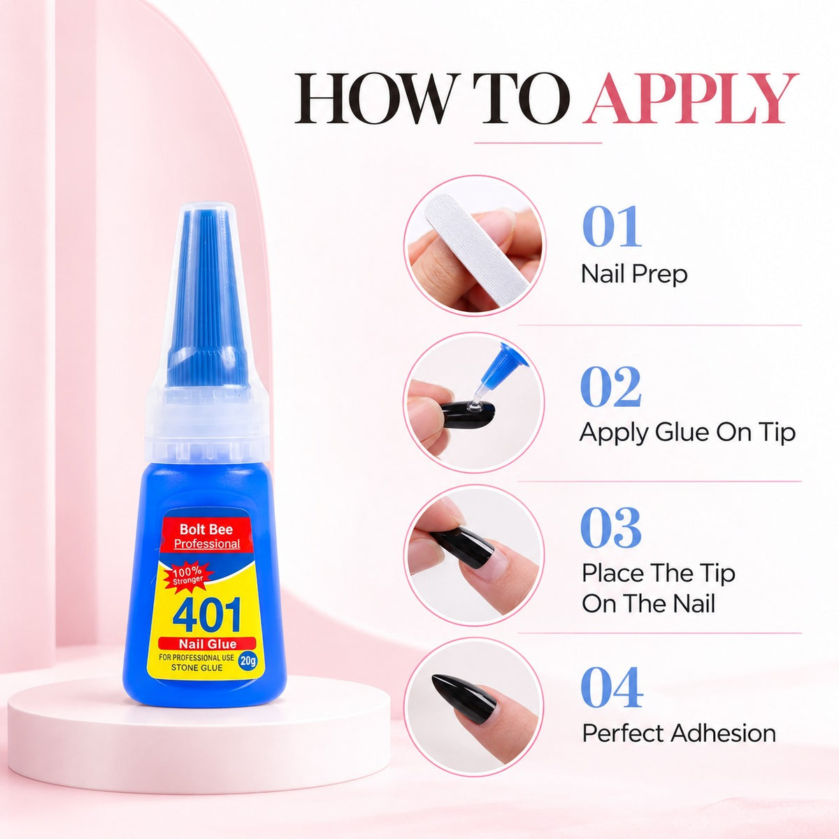 401 Nail extension glue