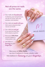 Pink chrome summer nails