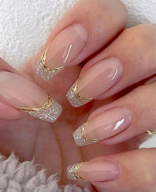 Silver and golden tips