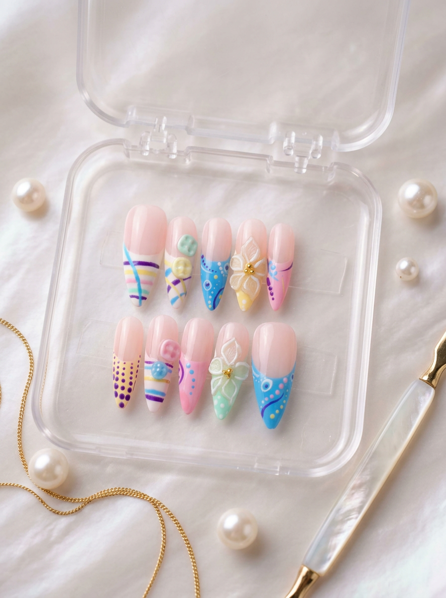 Rio Radiance - Handmade Press Ons