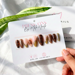 Greek 3-d nails - Handmade Press Ons