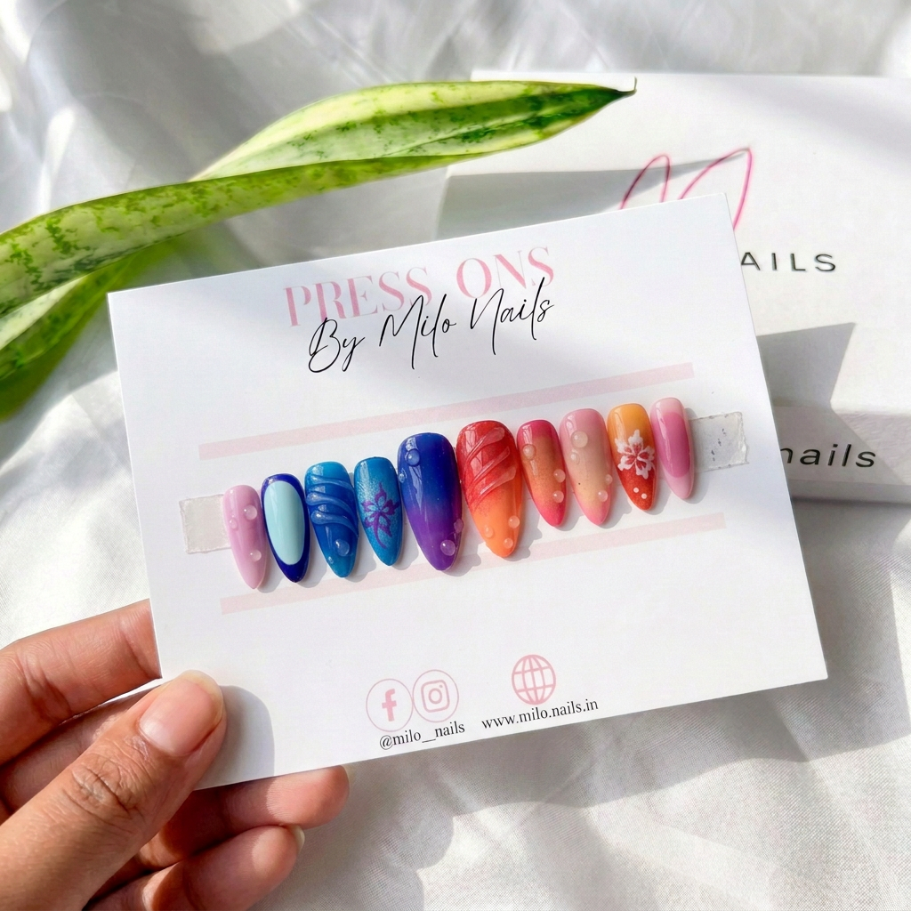 colour me away - Handmade Press Ons