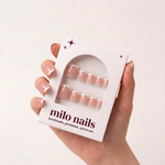 Soft french handmade Toe nails (12 pieces)