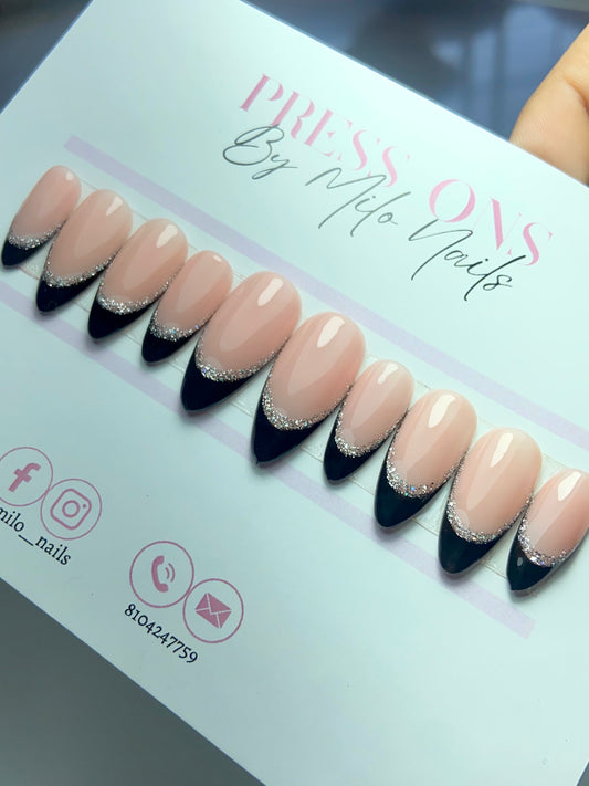 Black-silver tips