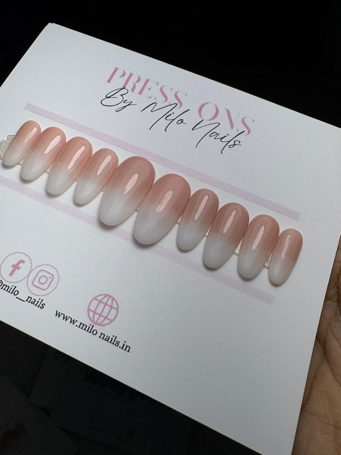 Classic nude ombre
