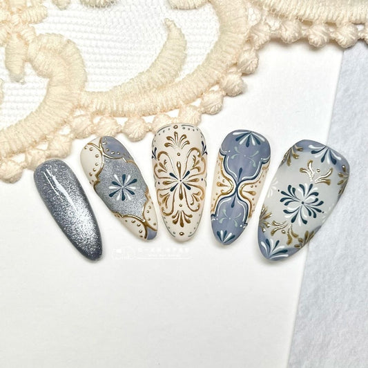 Blue artisanal work