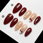 Cherry chrome nails