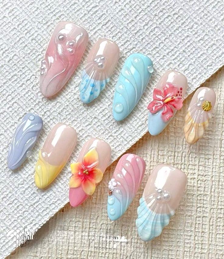 hawaiian nails