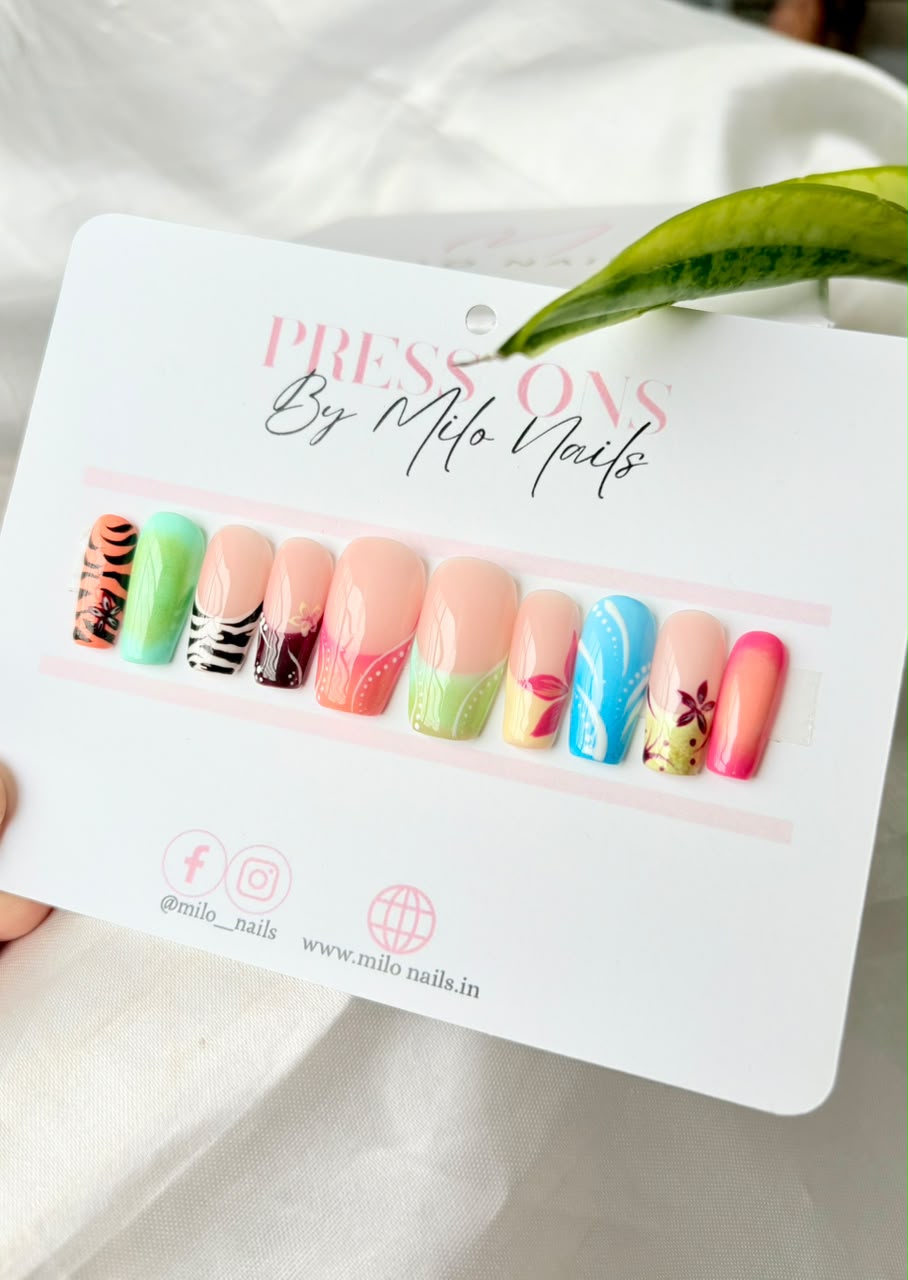 Santa Monica Sands - Handmade Press Ons