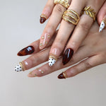 Checkmate Chic- Handmade Press Ons