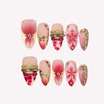Dahlia Dream- Handmade Press Ons