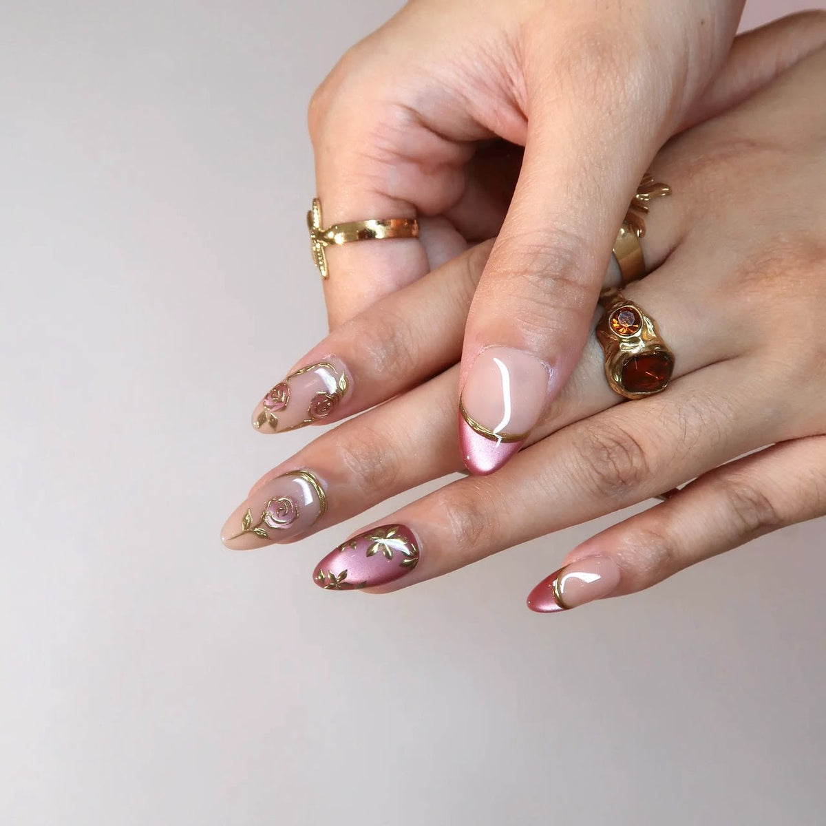 Cherry Blush - Handmade Press Ons