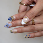 Indigo Berry-Handmade Press Ons