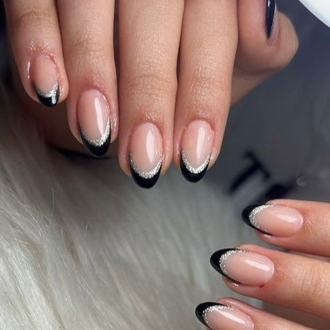 Black-silver tips