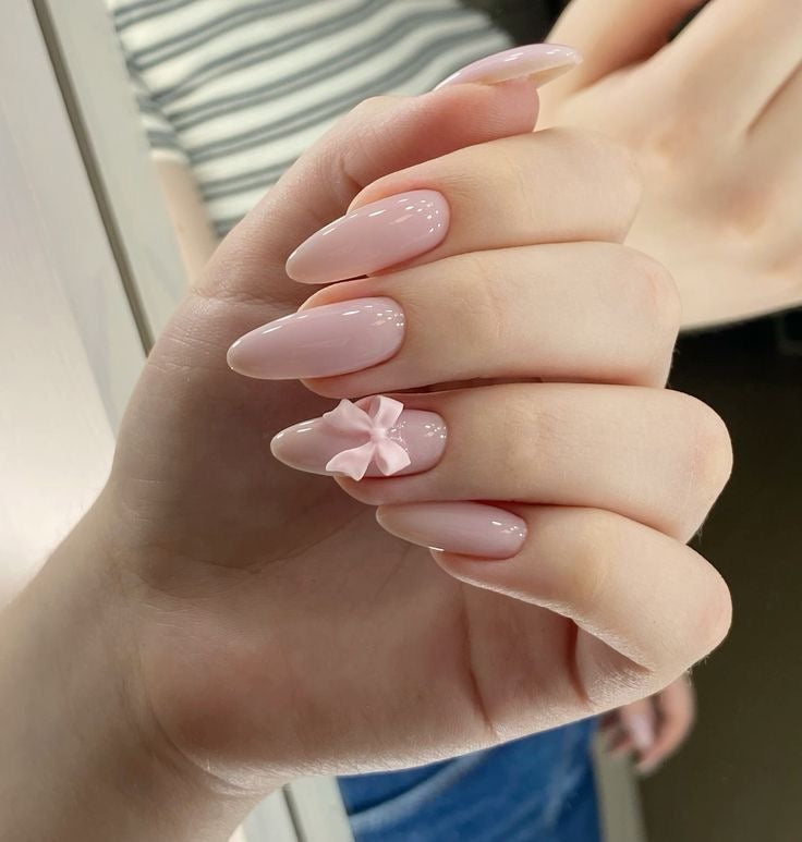 ballet pink nails
