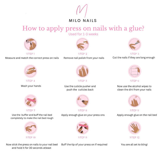 Nail extension glue