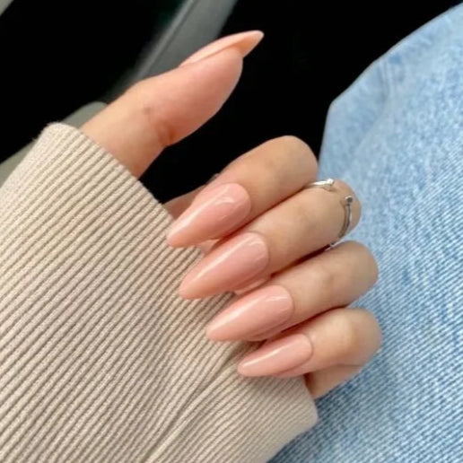Classic nude nails