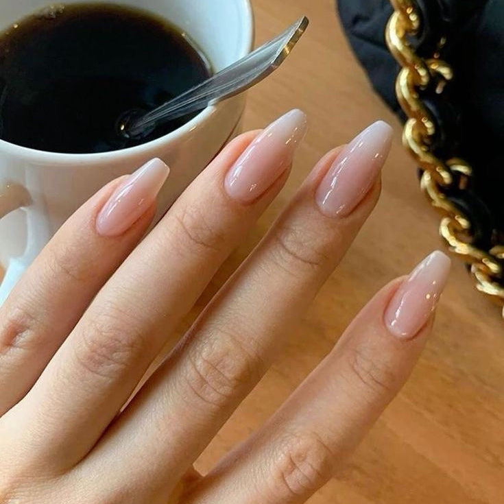 Coffin nude ombre