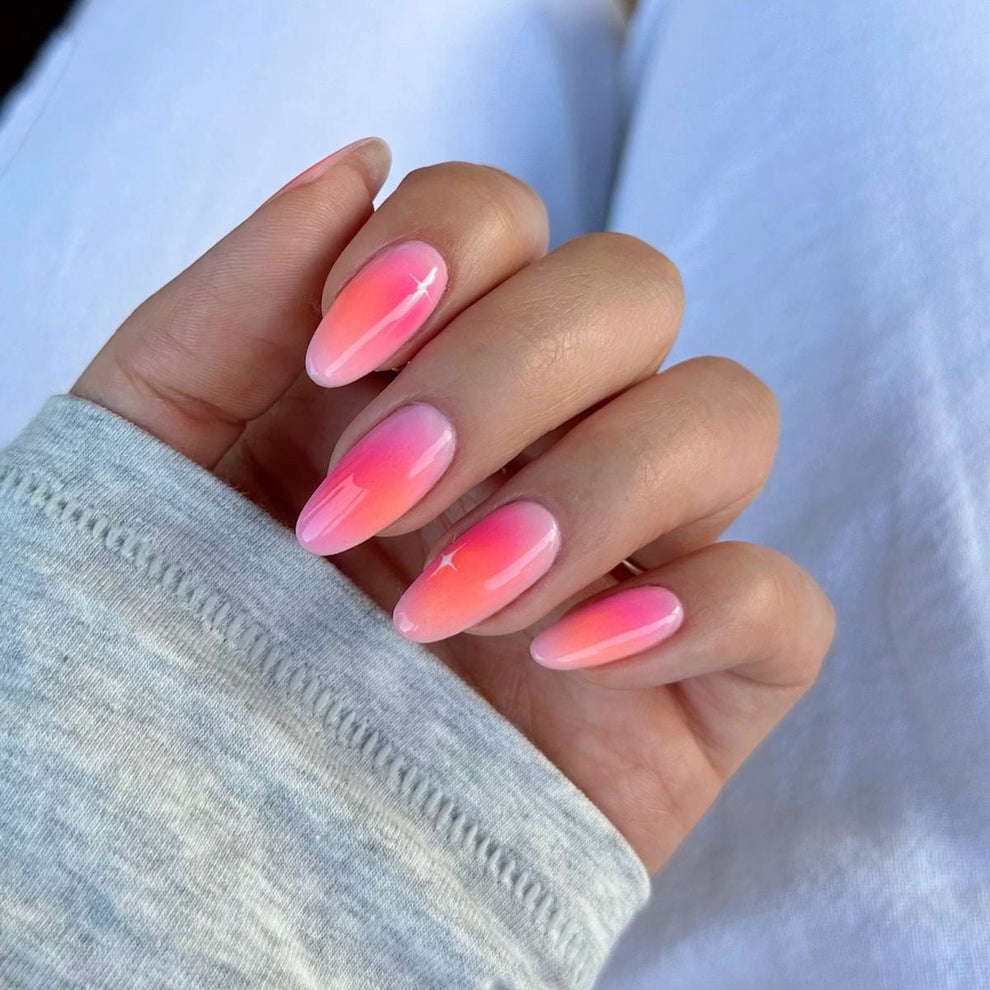 Double shaded aura nails