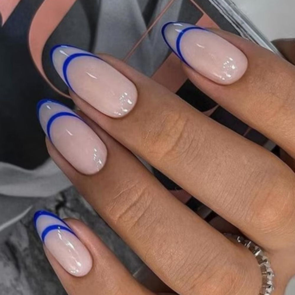 Electric blue double frenchies