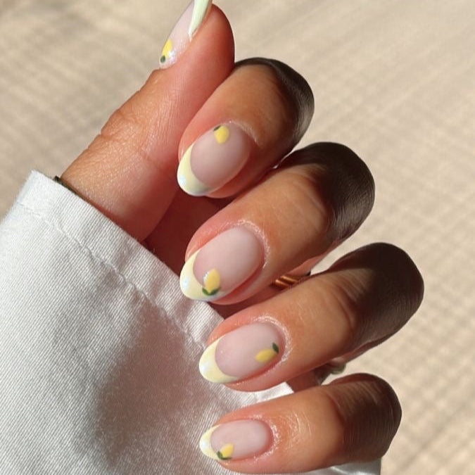 Frenchies with chrome and lemon