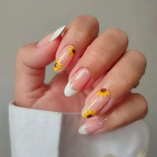 Frenchies with sunflower