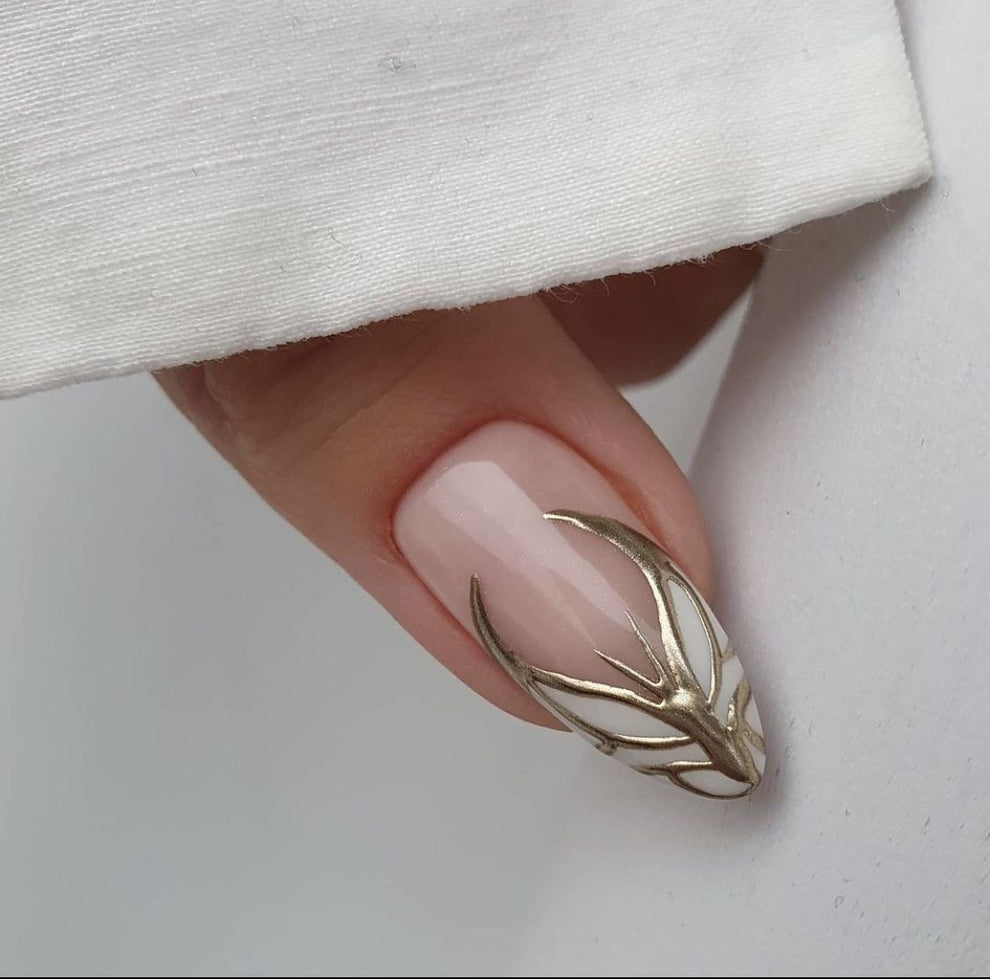 Golden metallic butterfly